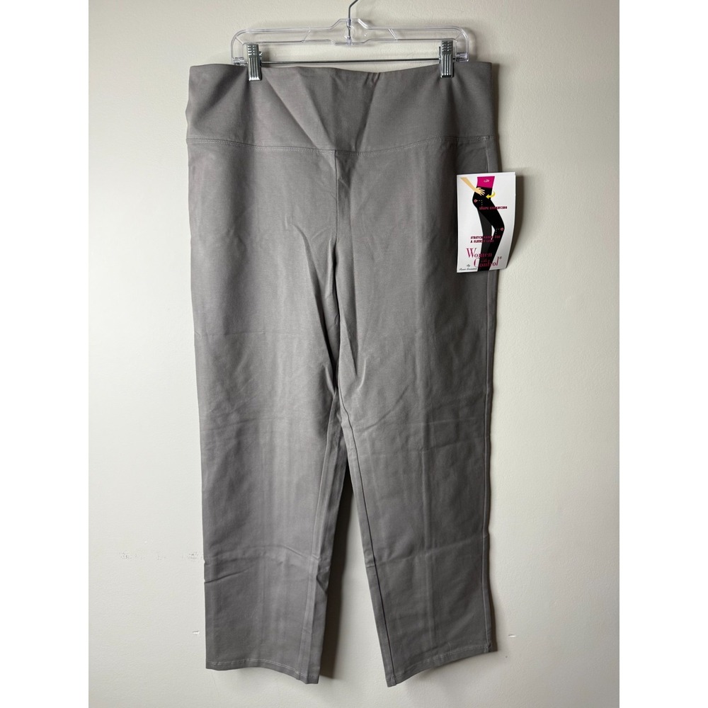 Women with Control Regular Tummy Control TUSHY LIFTER Slim Leg Pa Grey XL  #372H - Picture 2 of 4